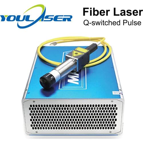 MAX 20W-50W Q-switched Pulse Fiber Laser Series GQM 1064nm High Quality Laser Marking Machine DIY PART