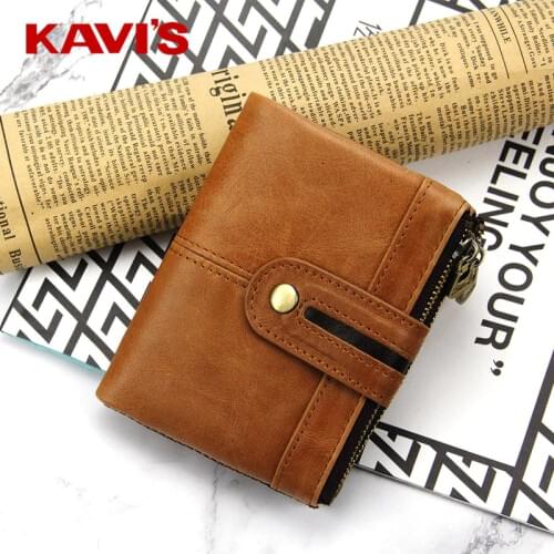 Mens Leather Wallet New Style Mens Wallet Fashion Mens Leather Two-fold Wallet Large Capacity Multi-card Wallet Coin Purse