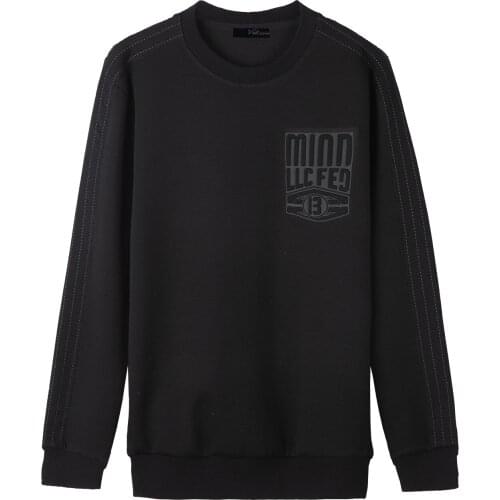 Votsein Mens Smart Business Printing Sweatshirts Striped on Long Sleeve Crew Neck Simple Pullovers