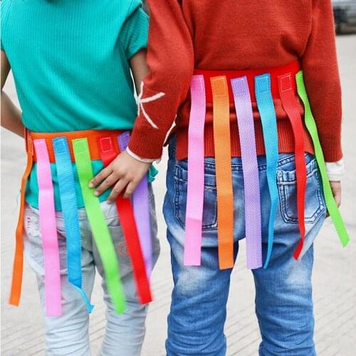Outdoor Funny Game Toy Belt For Kindergarten Kids Catching Tail Training Equipment Teamwork Game Toys for Children M0295