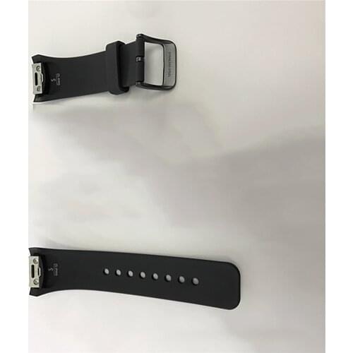 Black/ White Original Repair Part Watch Strap Replacement Band Belt for Samsung GearS2 R730 R720 Watch