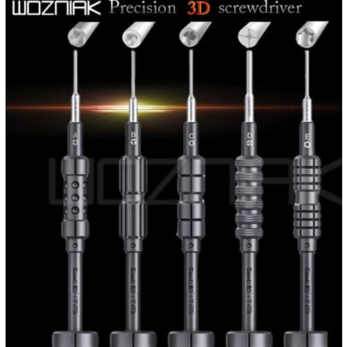 QIANLI 3D Screwdriver High-Precision Anti-Rust Anti-Slip Philips Pentalobe Y Convex Cross for iPhone Samsung Repair Screw