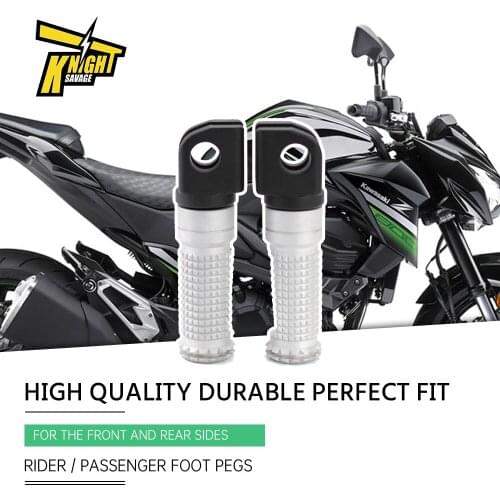 Footrest Foot Pegs For KAWASAKI NINJA Z 1000 ZX 10R 6R 1000R 800 1000SX H2 Motorcycle Accessories Passenger Rider Front Pedal