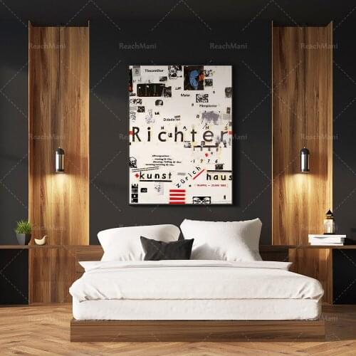 Paul Bruhwiler Antique Exhibition Hans Richter Poster/Hans Richter/Abstract Art Prints