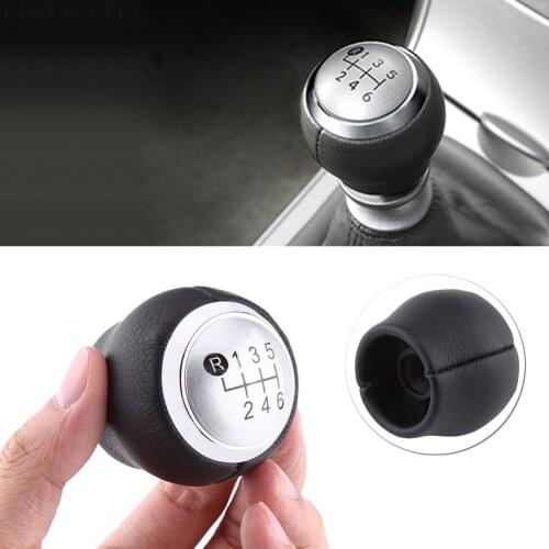 6 Speed Car Gear Shift Knob Head Lever Shifter Stick Ball for Toyota Corolla 2007 2008 2009 2010 2011 2012 2013 Auto Accessories