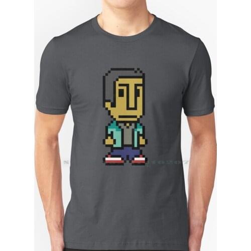 Community Pixel Abed T Shirt 100% Pure Cotton Community Pixel Abed Abed Troy And Abed Six Seasons And A Movie Video Game Tv