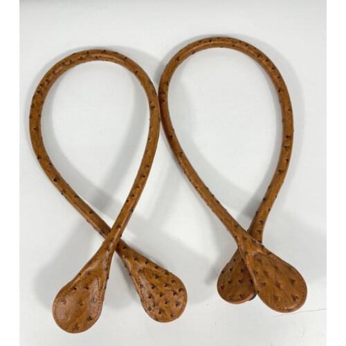 65 CM Brown PU Leather Bags Handles With Inner Bag Classic Size 2021