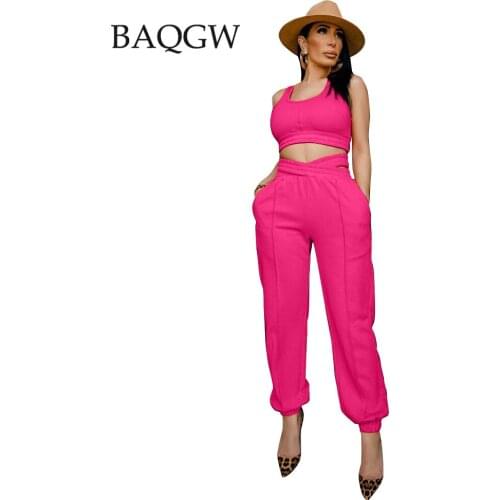 Streetwear Womens Cross Design Harem Pants + Crop Top Two Piece Set Summer Casual Plus Size 2XL Sweatsuit Sportswear Outfits