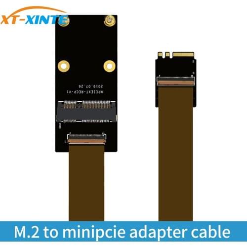 XT-XINTE 10CM 30CM Motherboard M.2 to Minipcie Network Card Transfer Cable A/E Interface for Ngff M2 Network Card Adapter Cable