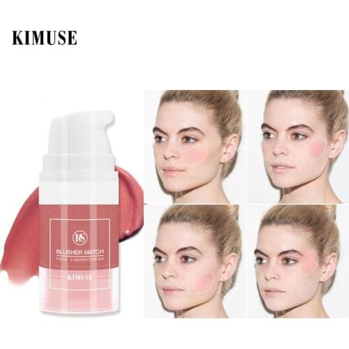 Liquid Blush Natural Brighten Skin Tone Easy To Color Waterproof Long-lasting Face Cheek Colour Cosmetic Korean Makeup TSLM