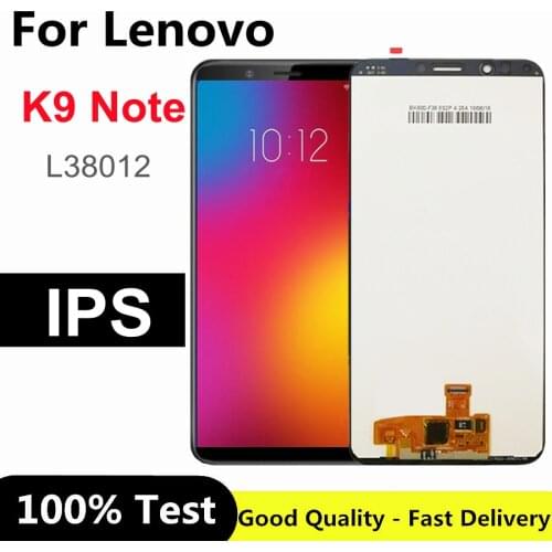 6.0" For Lenovo K9 Note LCD Display Touch Screen Digitizer Assembly Replace For Lenovo L38012 K9 NOTE lcd