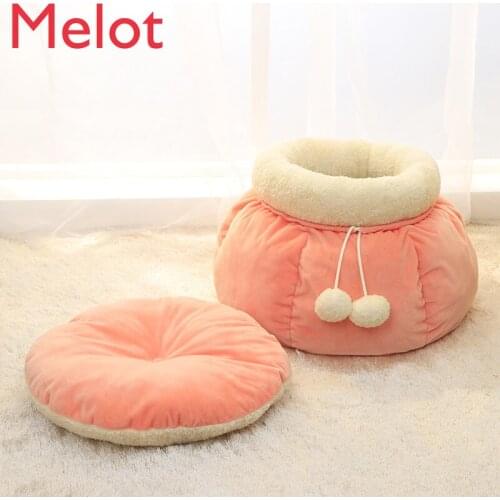 Cyber Celebrity Cat Nest Winter Thermal Mat Four Seasons Universal Small Dog Kennel Closed Pet Nest Exclusive for Cats