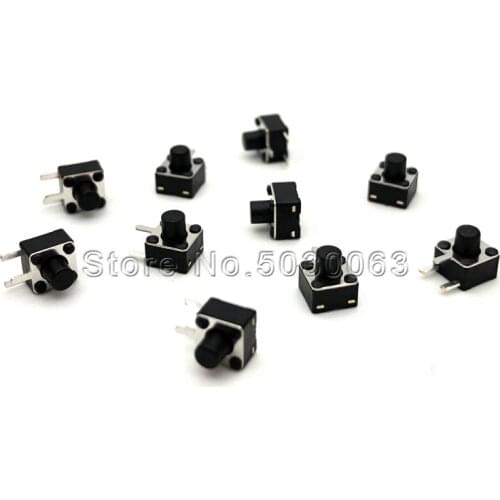 50pcs/lot Side 3P switch 4.5*4.5*3.8/4/5/5.5/6.5/7.5/8/x9mm touch/key/micro switch