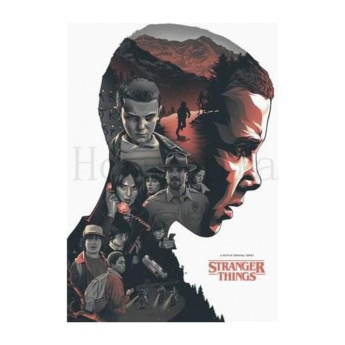 More Style Choose Stranger Things Season 2 Film Print Silk Poster Home Wall Decor 24x36inch