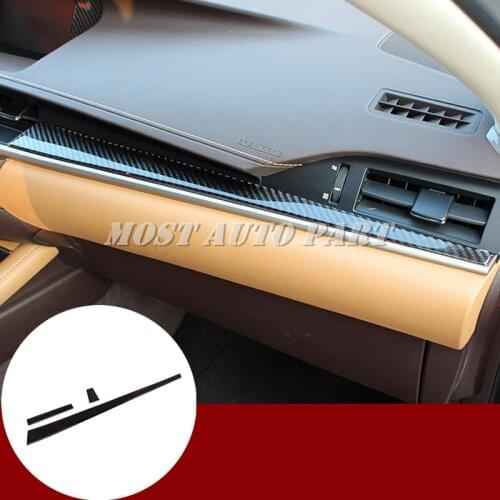 Carbon Fiber Center Console Moulding Trim Cover For Lexus ES 250 300h 2013-2017 Car accesories interior Car decoration