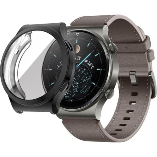 TPU Case For HUAWEI Watch GT 2 Pro ECG 2E Soft Plated All-Around Screen Protector Cover Bumper Protector Cover Screen Protection