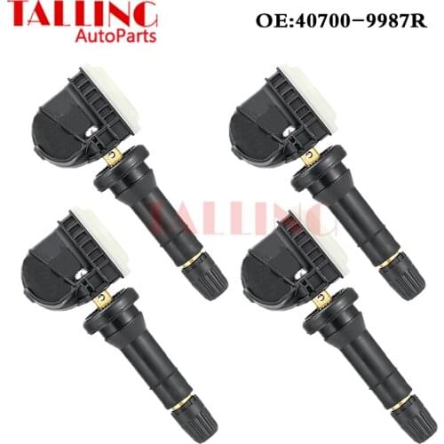 40700-9987R TPMS Sensor 4pcs/lot Tire Pressure Sensor For Renault Captur Clio Kangoo Master Trafic Twingo 407009987R