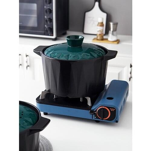 Breathing material casserole soup making is smooth and hard, high temperature resistant ceramic large and small capacity for dom