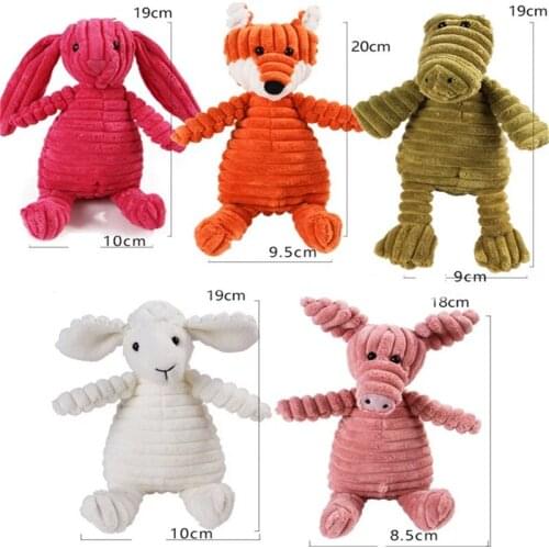 Shape Toys Gift Set Bird Toys Squeaky Fun Dogs Animal Large Non Stuffed Rabbit Honking Squirrel for Dogs Chew Squeaker Dog Red