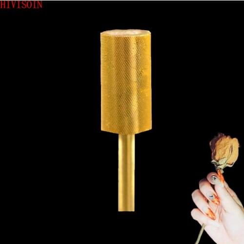 HIVISOIN-5PCS -Carbide nail grinding head-Large Barrel Bit-60010090