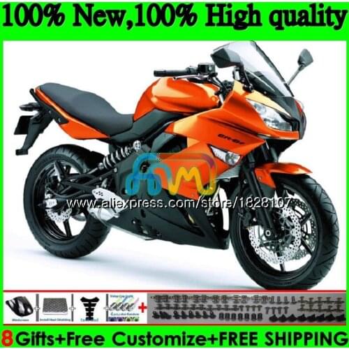 Body Kit For KAWASAKI 650R ER 6 F Light orange 650 R ER6 F 09-11 31BS.7 ER 6F 650-R ER-6F ER6F 09 10 11 2009 2010 2011 Fairing