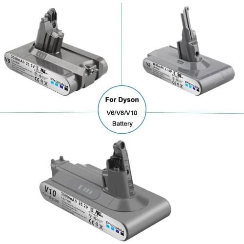 For Dyson Series V6 V8 V10 Li-ion Vacuum Cleaner Rechargeable Battery DC59 DC62 SV03 SV05 SV06 SV09 SV12