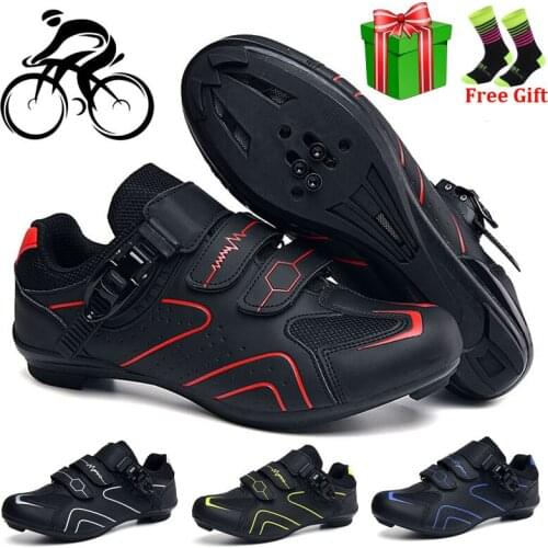 2021New Road Cycling Shoes Men Breathable Racing MTB Bike Shoes Self-locking Professional Bicycle Sneakers Sports
