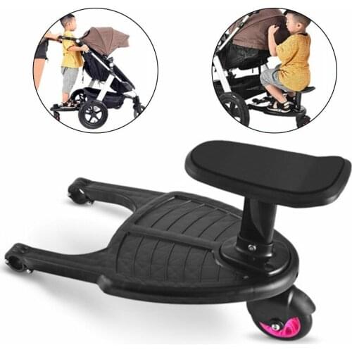 New Stroller Accessories Pedal Twins stroller Standing Plate Rider Buggy Board Sibling Board Second Child Artifact Trailer