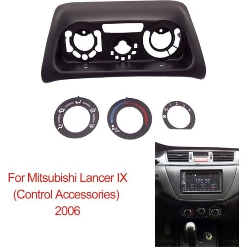 Fascia For Mitsubishi Lancer IX (Control Accessories) Dashboard Fascia Panel Frame ABS Plastic Black Panel Plate