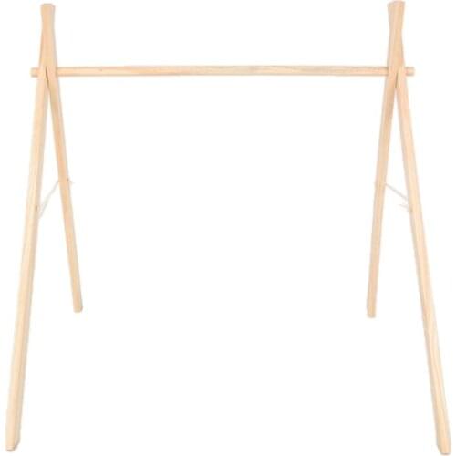 Nordic Simple Wooden Fitness Rack Children Room Decorations Baby Play Gym Bar G2AE