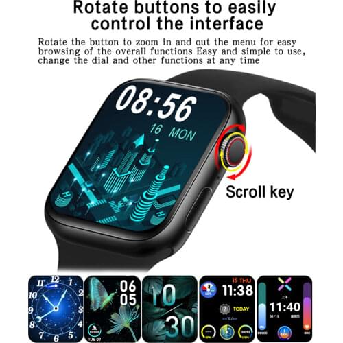 2021 HW22pro Smart Watch Herren- und Damen-Split-Screen-Display Smart Watch-Körpertemperaturmonitor Bluetooth-Anruf