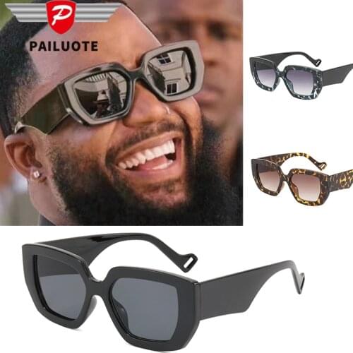 Cool Fashion Sunglasses Men Glasses Women Black Color 7 Square Summer Outdoor Decorative Unti Uv400 Retro Width Leg Gafas De Sol