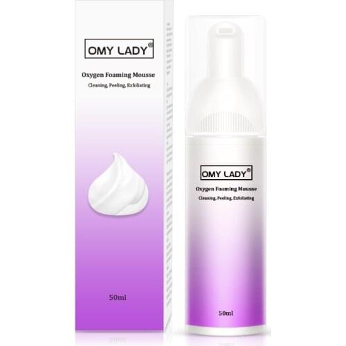 Facial Cleaner Exfoliating Cleansing Mousse Moisturizing Oil-control Shrinking Pores 50ml