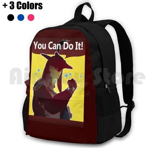 You Can Do It! Outdoor Hiking Backpack Waterproof Camping Travel The Legend Of Breath Of The Wild Breath Wild Sidon Prince