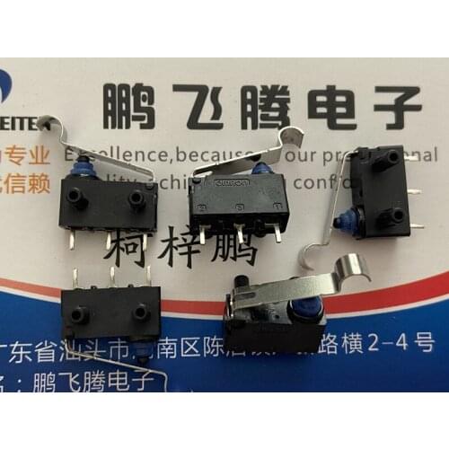 1PCS Omron D2HW-BL271D sealed waterproof and dustproof tact switch car door lock micro-movement 3 feet with R handle