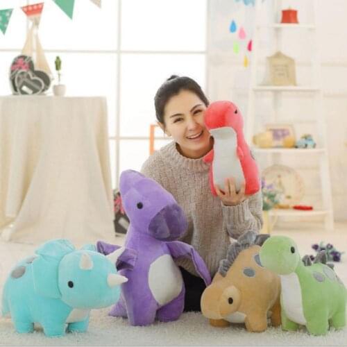 30cm Cute New Animals Dinosaur Plush Toys Soft Dinosaur Stuffed Animal Toy Doll Education Toy For Children Kids Halloween Gift