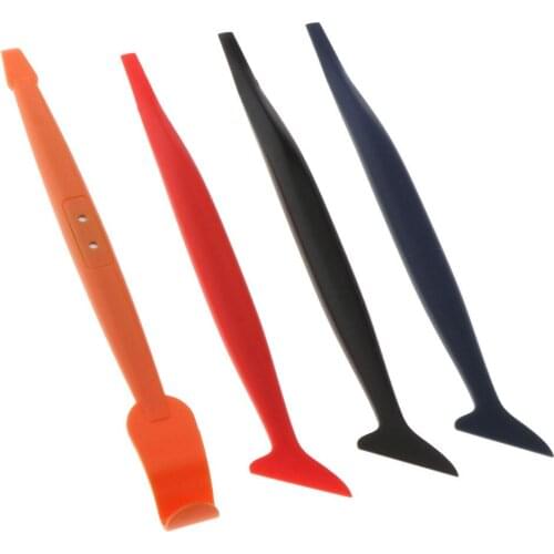 4Pcs Vehicle Vinyl Stick Magnetic Scraper Corner Sticker Tool Car Styling