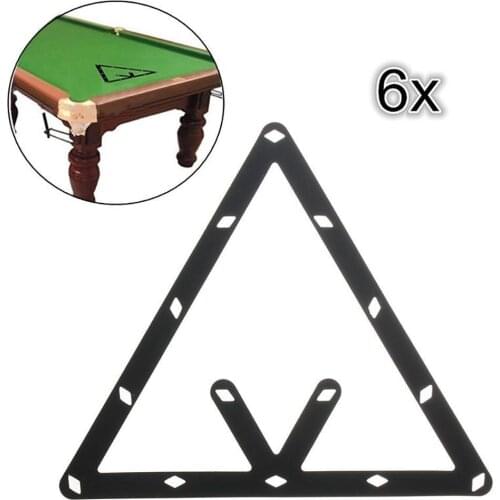 6Pcs 8 9 10 Ball Magic Invisible Rack Sheet Positioning Billiard Pool Cue Snooker Billiard Tool