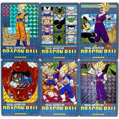 6pcs/set Dragon Ball Z Stormy Situation Special Super Saiyan Heroes Battle Card Ultra Instinct Goku Vegeta Game Collection Cards