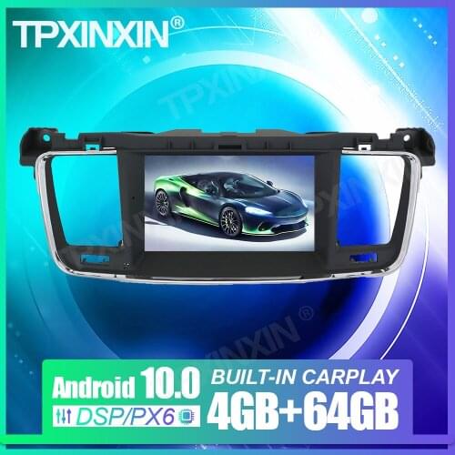 Android 10.0 DSP Carplay Stereo For PEUGEOT 508 2011-2017 Auto Radio Car GPS Navigation Multimedia Player Headunit Tape Recorder