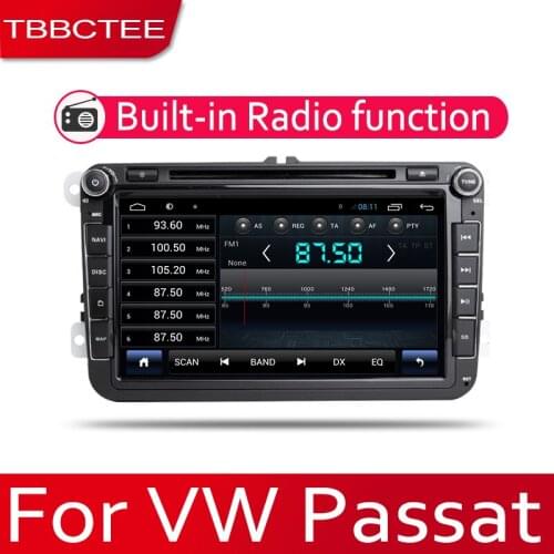 Car Radio BT Wifi GPS Navi Multimedia DVD HD IPS LCD Screen Android 8 Core For Volkswagen VW Passat CC 2008~2017