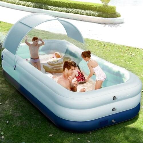 Wireless Automatic Inflatable Shade Swimming Pool PVC Shade Household Childrens Swimming Pool Family Inflatable Swimming Pool