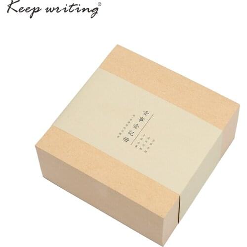 Memo Pads 10cm x 10cm 270 sheets cream paper or Kraft paer Note Pads brown paper business notebook