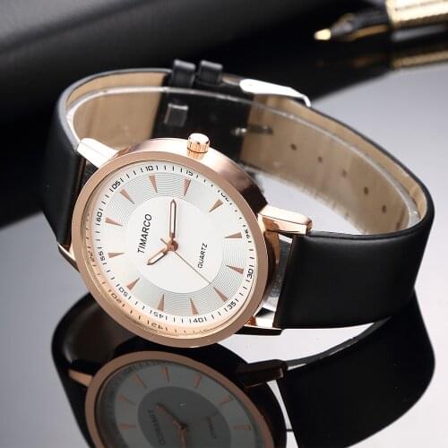 Luxury New Fashion Quartz Women Watches Men Watches Unisex PU Leather Dress Wrist Watches Clock Reloj Hombre