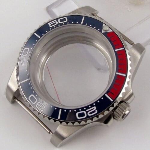 Fit NH35 NH35A Stainless Steel High Quality 40mm Watch Case Sapphire Crystal Seeing-Through / Solid Backcover