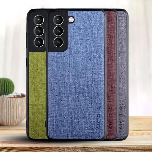 Case for Samsung galaxy S21 Plus S21 Ultra case cover,Cross pattern design with TPU+PU 2in1 Material