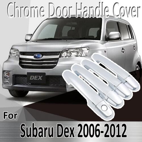 For Subaru Dex 2006~2012 2007 2008 2009 2010 2011 Styling Stickers Decoration Chrome Door Handle Cover Refit Car Accessories