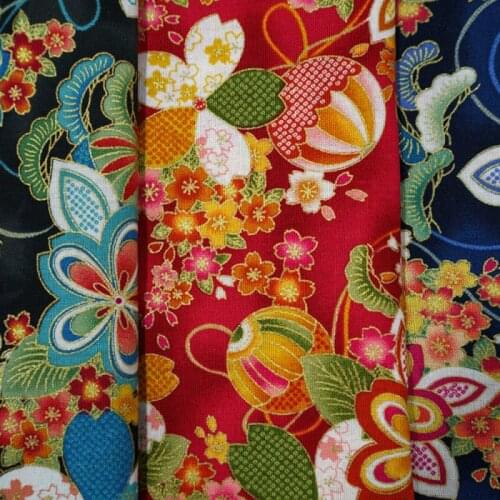 50x150cm Japanese Style Cotton Fabric For Clothing Bag Home Textiles Material Accessories DIY Handmade Sewing Supplies