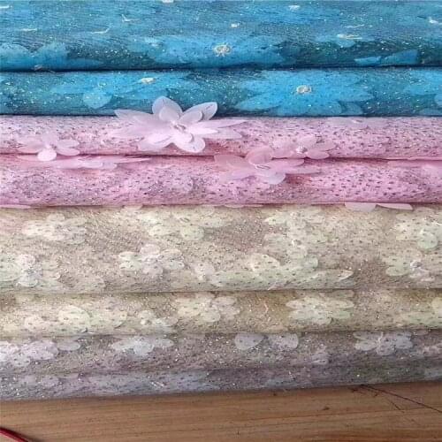 Mesh Bottom Classic Embroidery Lining Womens and Childrens Clothing Skirt Wedding Dress Embroidery Fabrics Wholesale