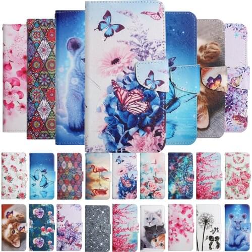 Leather Case For Huawei P smart 2019 2020 2021 Z Y5 2018 Y6 Y7 Y7A Y9 Prime 2019 Honor 10X Lite Wallet Card Flip Phone Cover